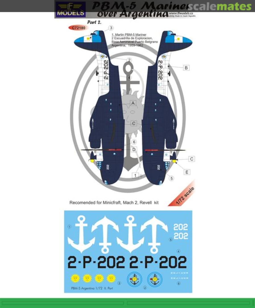 Boxart PBM-5 Mariner over Argentina C72180 LF Models Boxart PBM-5 Mariner over Argentina C72180 LF Models