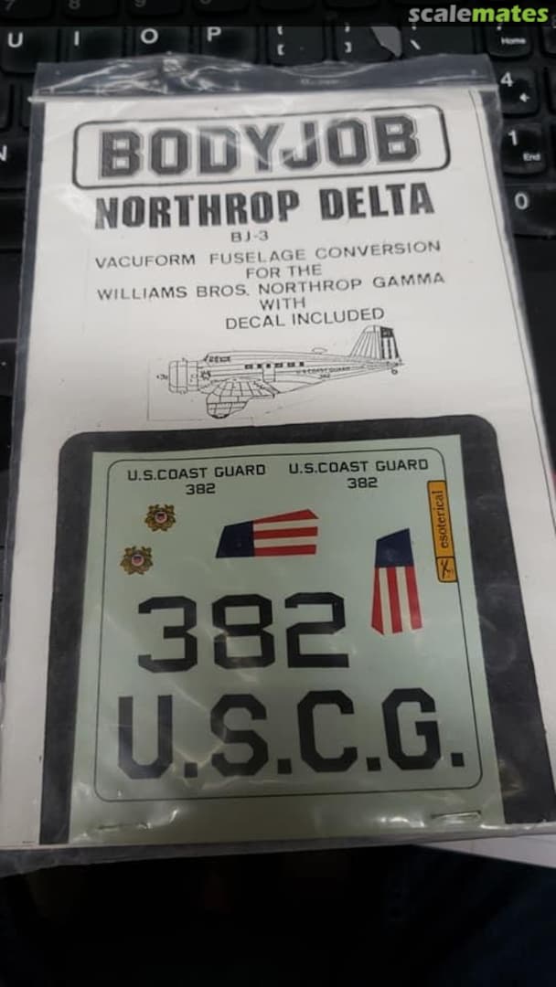 Boxart Northrop Delta BJ-3 Esoteric Models Boxart Northrop Delta BJ-3 Esoteric Models