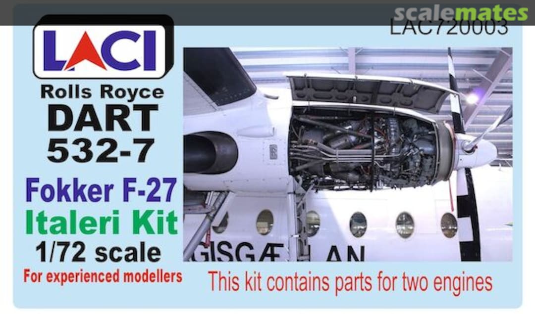 Boxart Rolls Royce Dart 532-7 LAC720003 LACI Boxart Rolls Royce Dart 532-7 LAC720003 LACI
