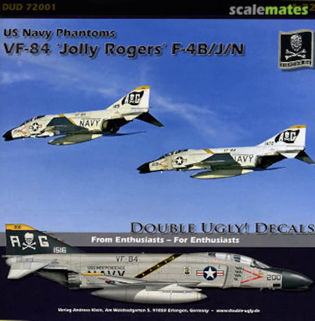 Boxart VF-84 "Jolly Rogers" F-4B/J/N DUD 72001 Double Ugly Decals Boxart VF-84 "Jolly Rogers" F-4B/J/N DUD 72001 Double Ugly Decals