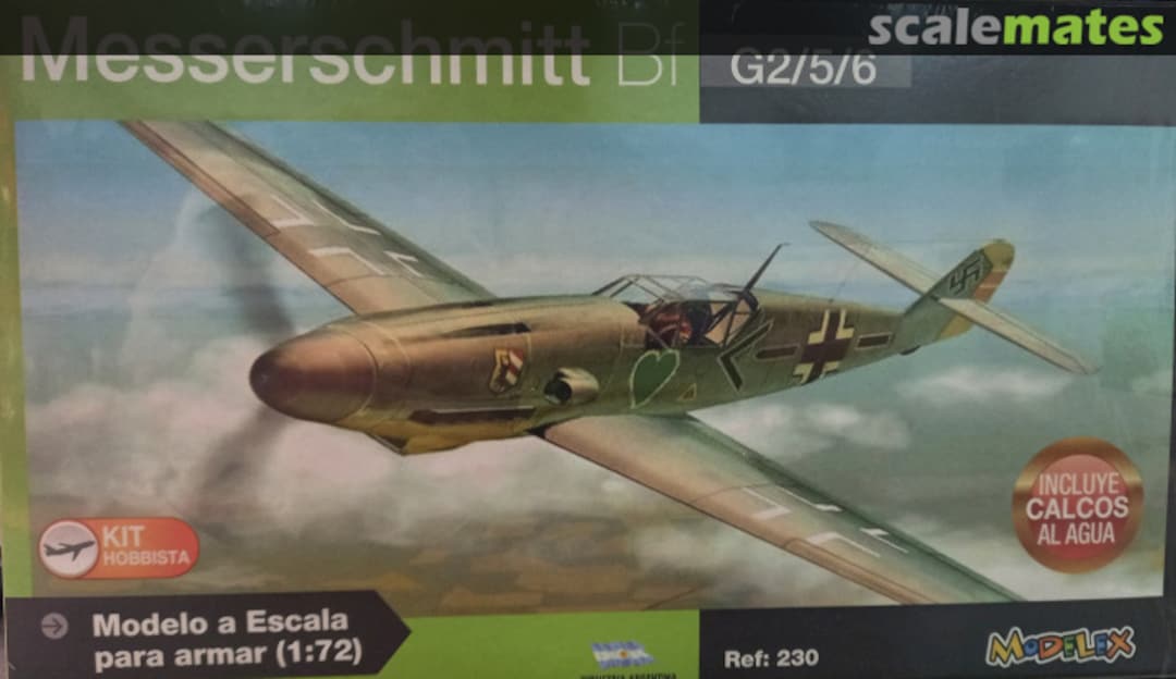 Boxart Messerschmitt Bf G2/5/6 230 Modelex Boxart Messerschmitt Bf G2/5/6 230 Modelex