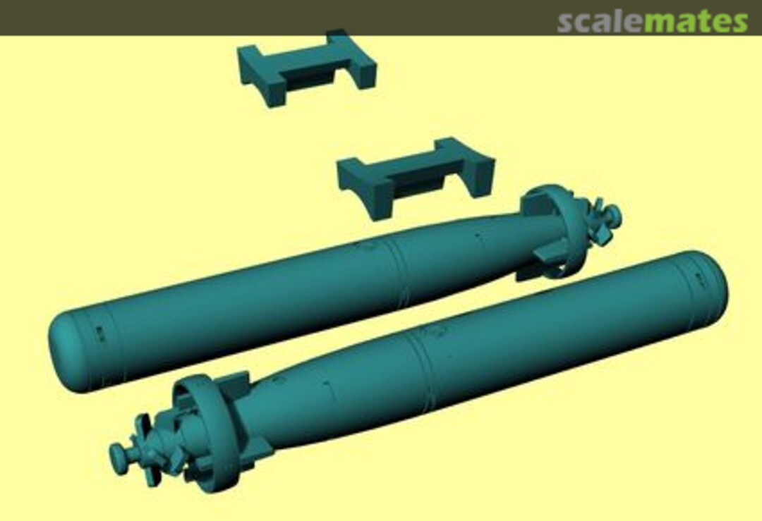 Boxart Torpedo Mk.44 incl. rack LF3D7224 LF Models Boxart Torpedo Mk.44 incl. rack LF3D7224 LF Models