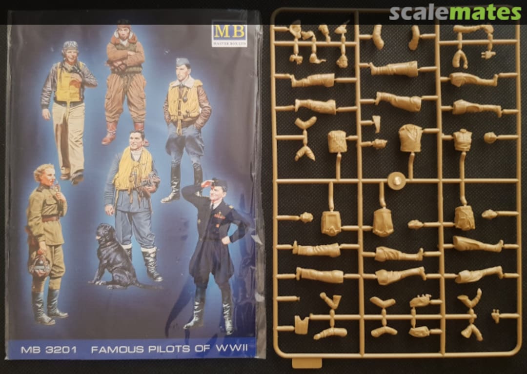 Contents Famous Pilots of WWII MB3201 Master Box Contents Famous Pilots of WWII MB3201 Master Box