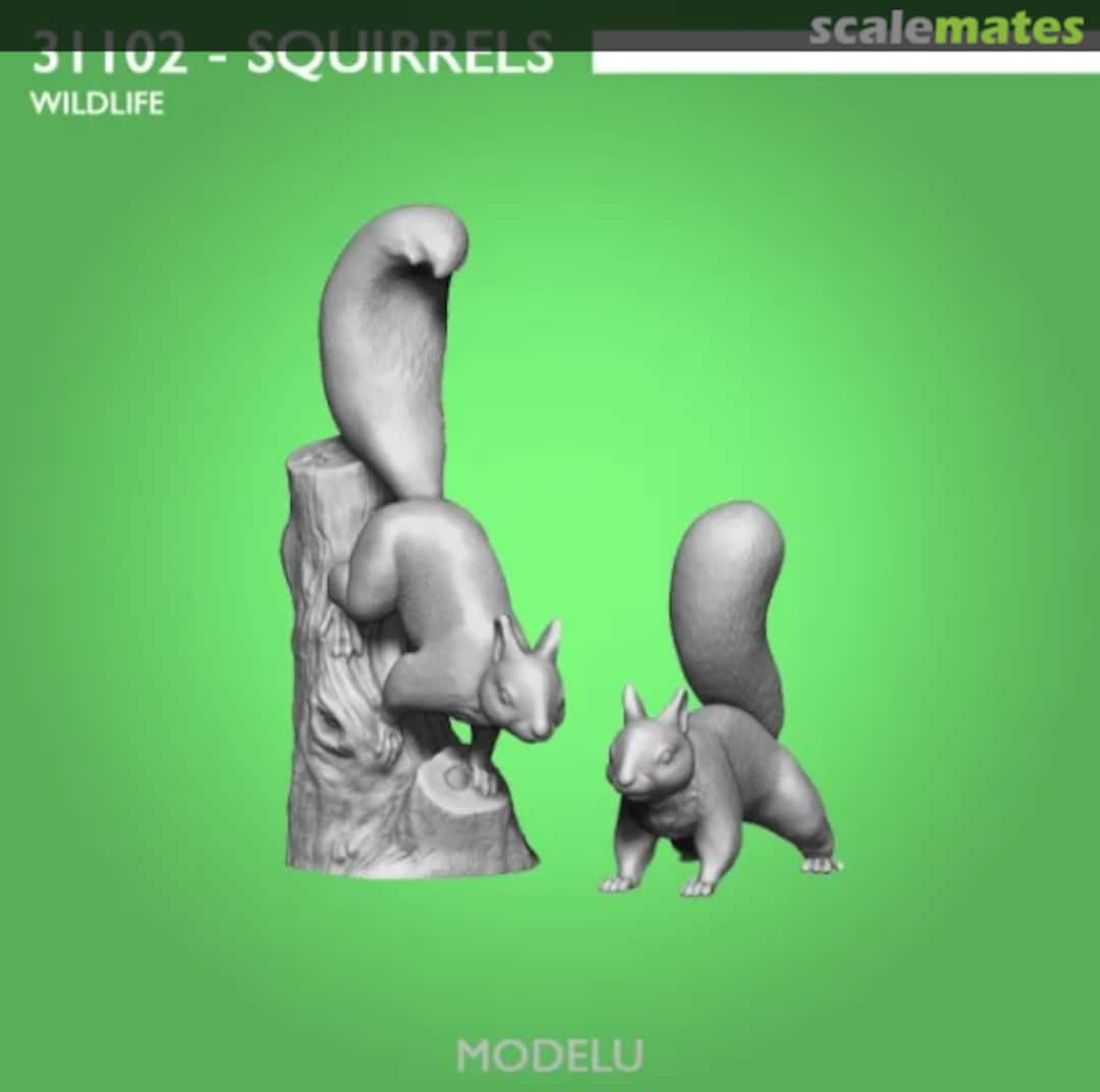 Boxart Squirrels (x4) 31102-048 Modelu Boxart Squirrels (x4) 31102-048 Modelu
