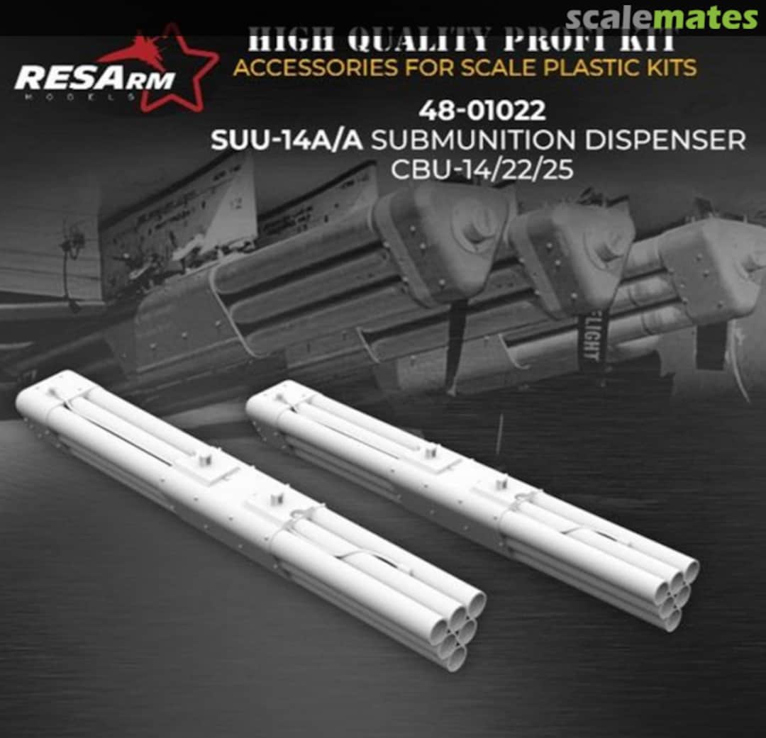 Boxart SUU-14A/A submunition dispenser 48-01022 RESArm