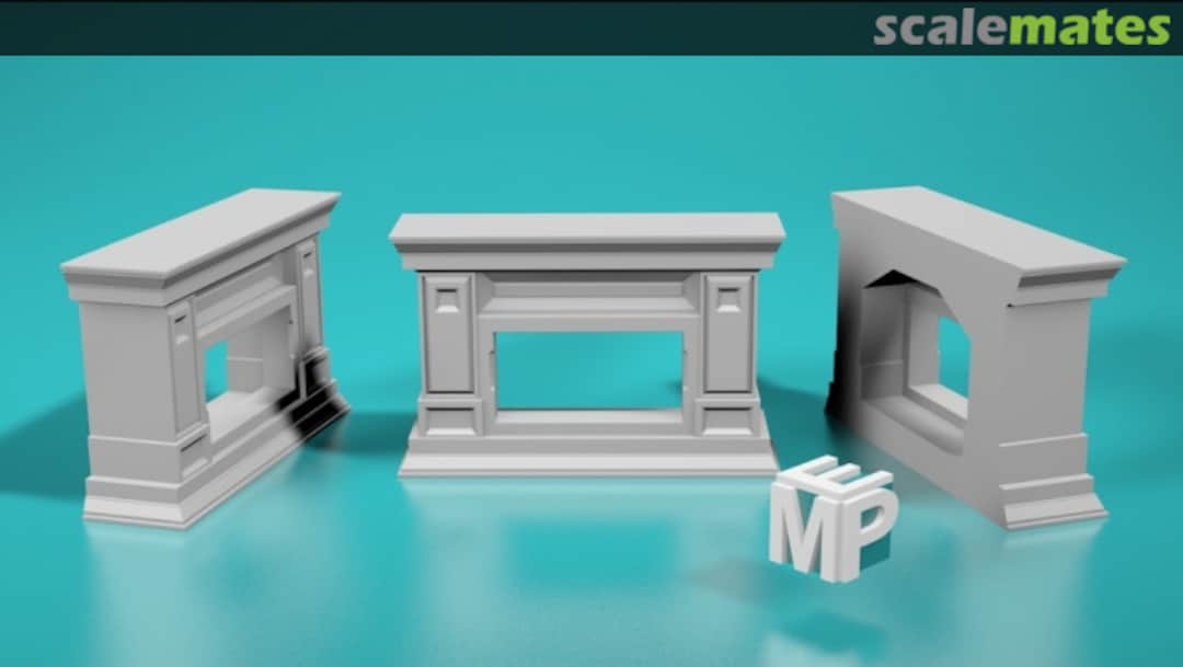 Boxart Neoclassical fireplace casing - type 1 - medium 25151017 EMP3d Boxart Neoclassical fireplace casing - type 1 - medium 25151017 EMP3d