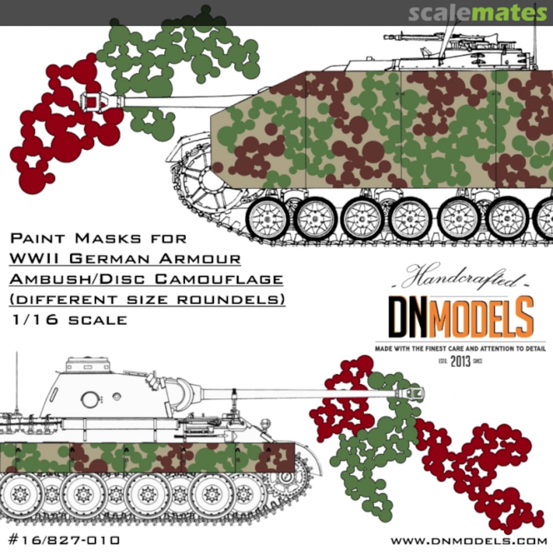 Boxart German Disc Camo random different size roundels 16/827-010 DN Models Boxart German Disc Camo random different size roundels 16/827-010 DN Models