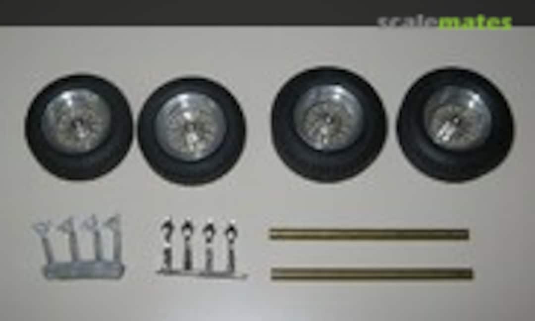 1:24 Borrani Wheels ful set 1/24 scale (Tecnomodel T-A W01)