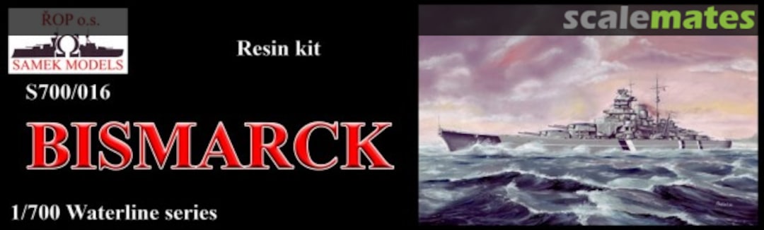 Boxart Bismarck S700/016 ROP o.s. Samek Models Boxart Bismarck S700/016 ROP o.s. Samek Models