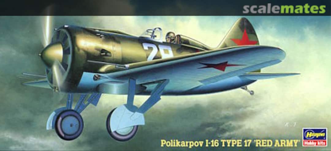 Boxart Polikarpov I-16 Type 17 'Red Army' 51386 Hasegawa Boxart Polikarpov I-16 Type 17 'Red Army' 51386 Hasegawa
