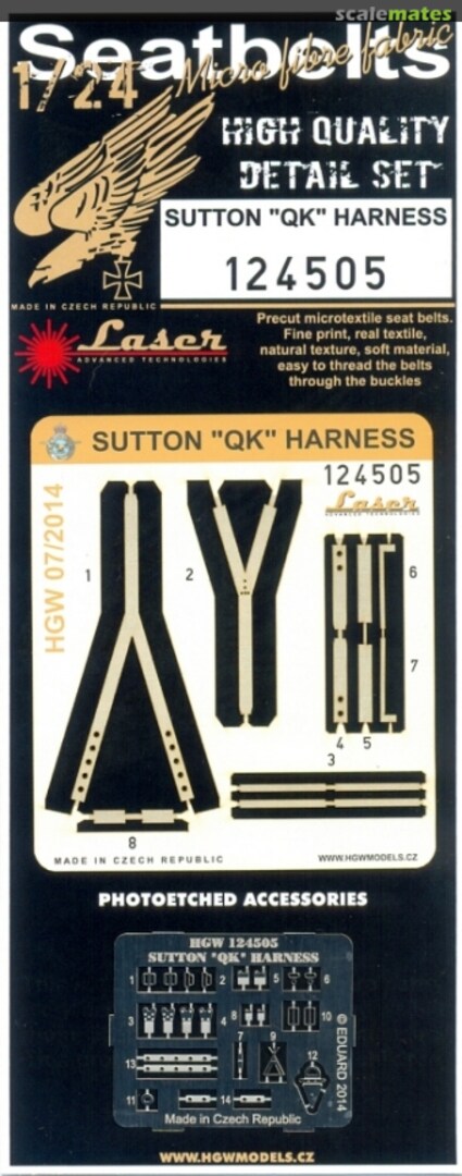 Boxart Sutton "QK" Harness 124505 HGW Models