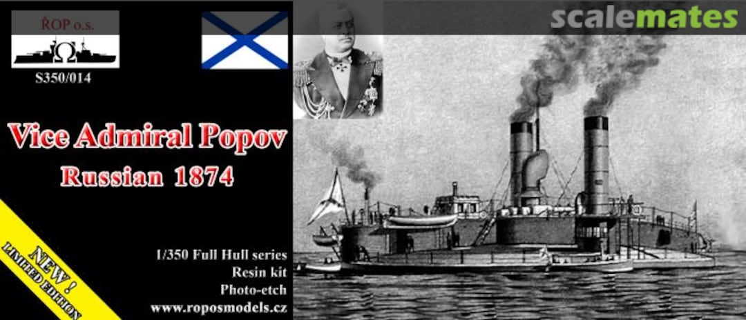 Boxart Vice Admiral Popov S350/014 ROP o.s. Samek Models Boxart Vice Admiral Popov S350/014 ROP o.s. Samek Models