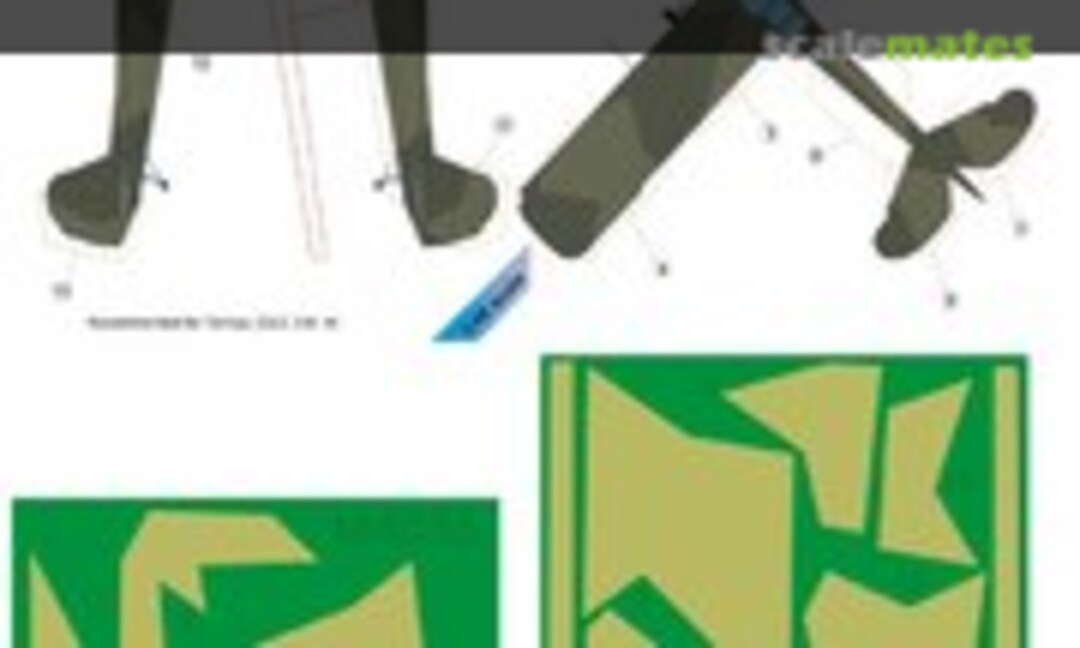 1:48 Fieseler Fi 156B Storch Camouflage Painting Mask (LF Models M4836) M4836