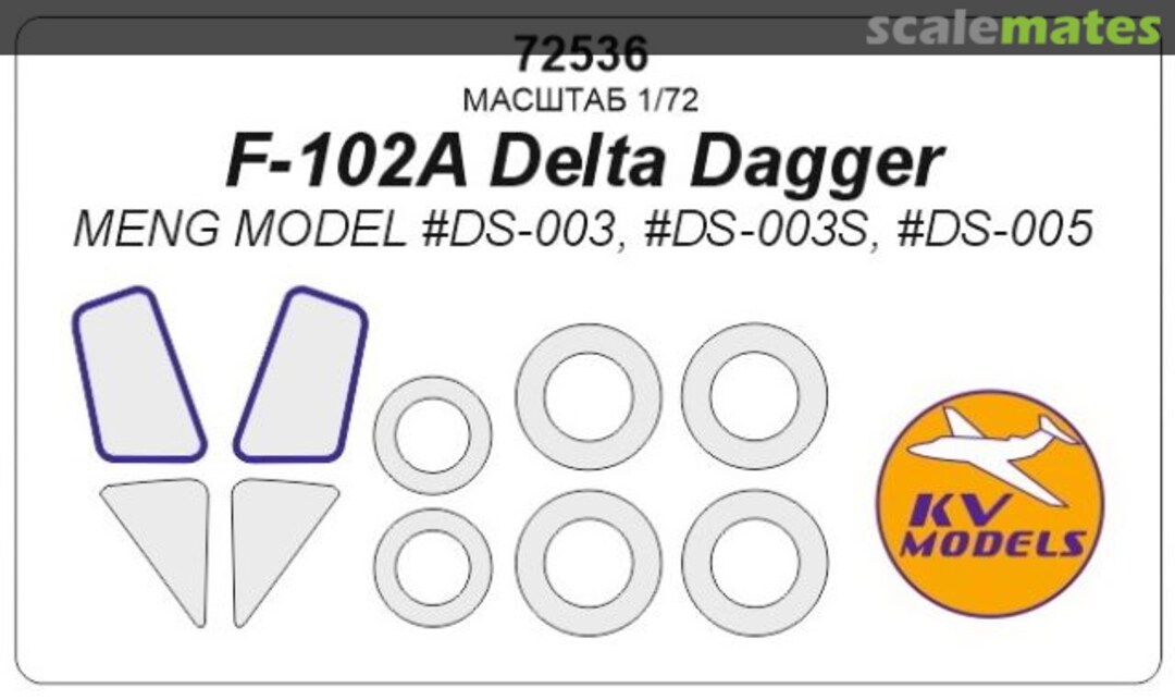 Boxart F-102A Delta Dagger 72536 KV Models Boxart F-102A Delta Dagger 72536 KV Models