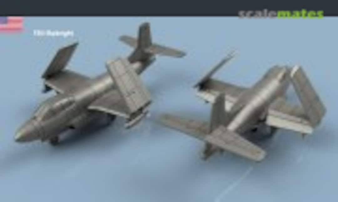 1:400 Douglas F3D Skyknight folded wings - 3D printing (5 pcs) (L'Arsenal 3D400501) 3D400501