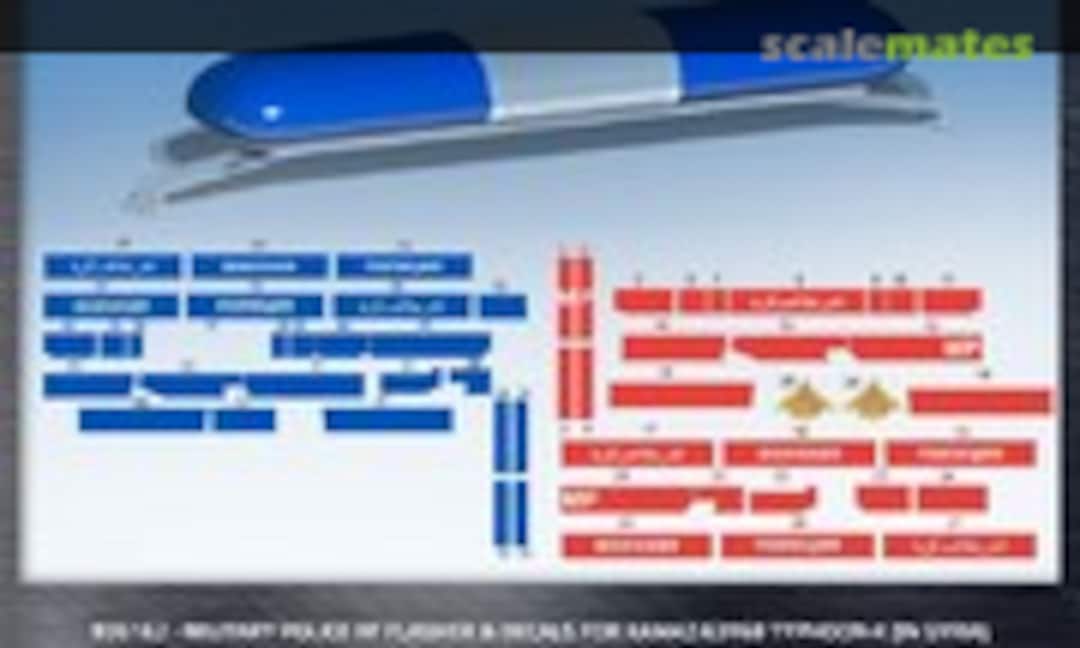 1:35 Military Police Flasher & Decals for Kamaz-63968 Typhoon-K (Miniarm B35162) B35162
