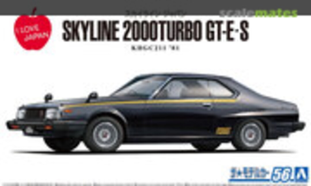 1:24 Nissan KHGC211 Skyline HT2000 Turbo GT-E.S '81 (Aoshima 061084)