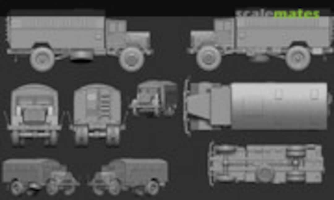 1:72 MAN 630 L2A Koffer - 3D Druckdatei (Germania Figuren STL CW 1047)