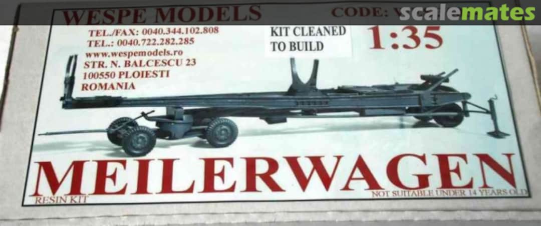 Boxart Meilerwagen WES 35054 Wespe Models Boxart Meilerwagen WES 35054 Wespe Models