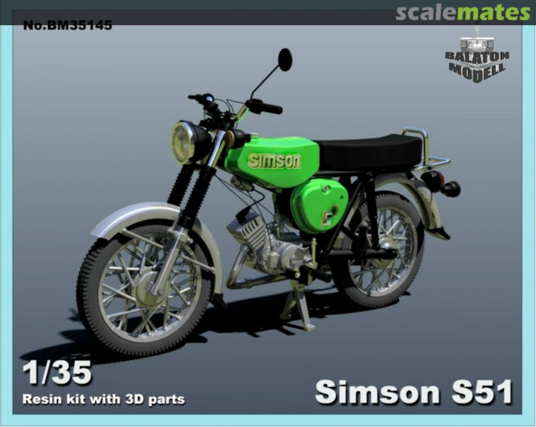 Boxart Simson S51 BM35145 Balaton Modell Boxart Simson S51 BM35145 Balaton Modell