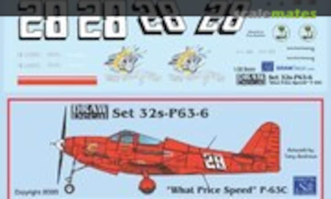 1:32 “What Price Speed?” P-63C (Draw Decal 32-P63-6) 32-P63-6