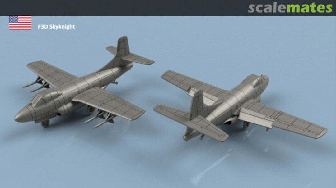 Boxart Douglas F3D Skyknight unfolded wings - 3D printing (5 pcs) 3D400502 L'Arsenal Boxart Douglas F3D Skyknight unfolded wings - 3D printing (5 pcs) 3D400502 L'Arsenal