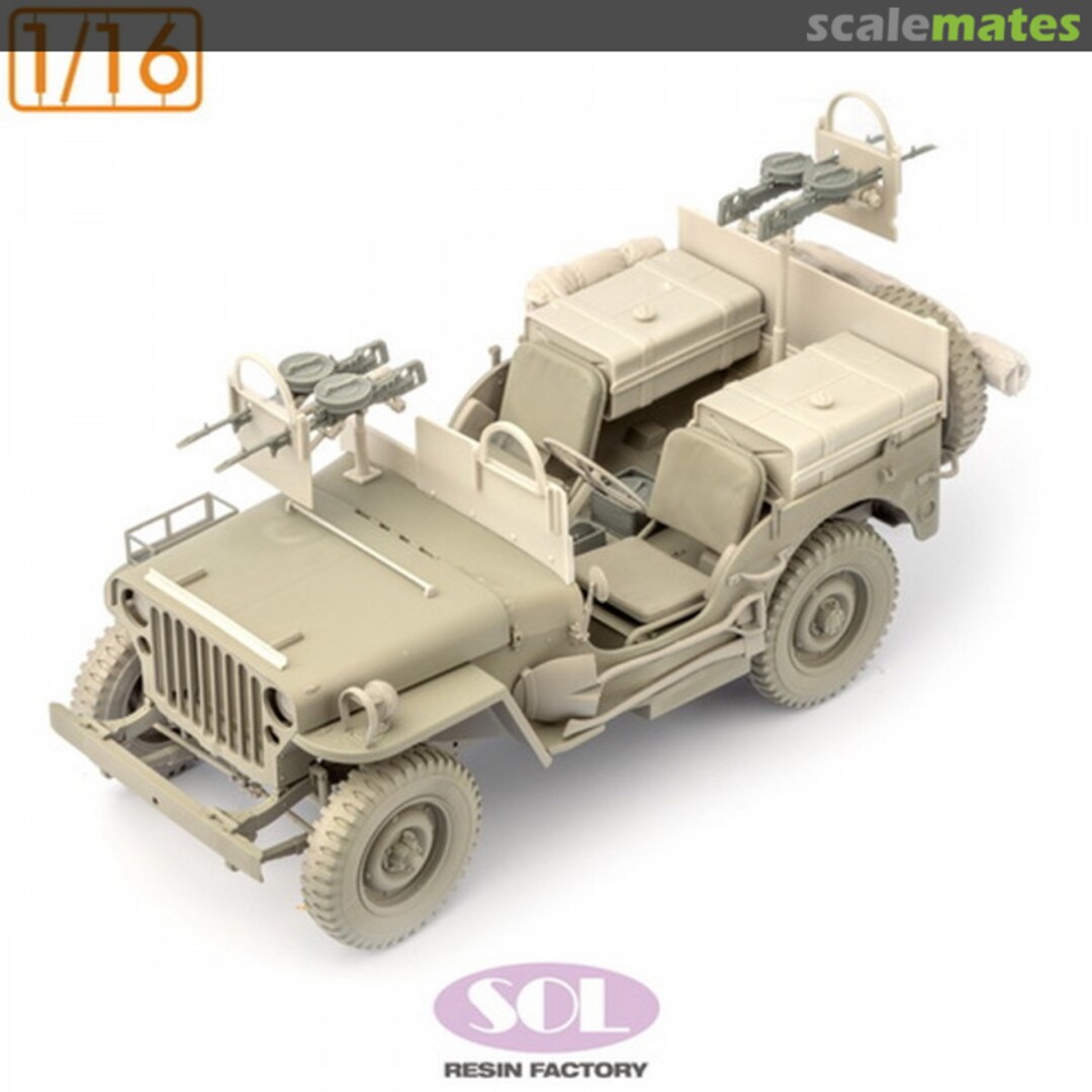 Boxart Conversion Kit for British SAS Commando Jeep MM855 SOL