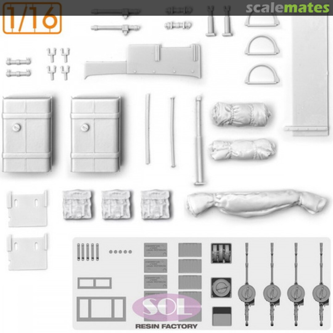 Contents Conversion Kit for British SAS Commando Jeep MM855 SOL
