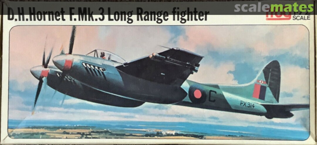 Boxart D.H. Hornet F.Mk.3 Long Range fighter F239 FROG