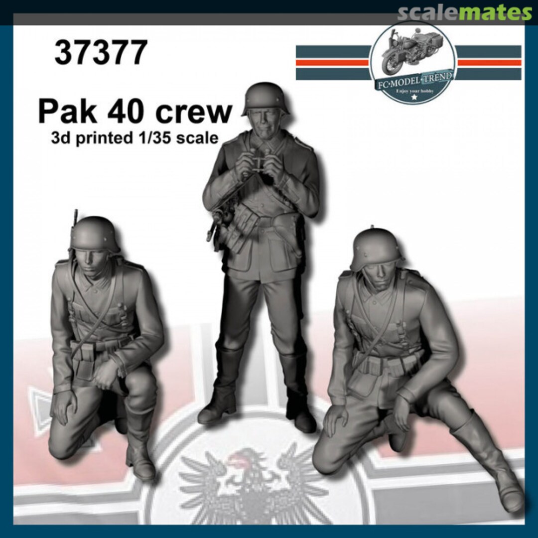 Boxart PaK 40 Crew (3 Figures / 3D-Printed) 37377 FC Model Trend