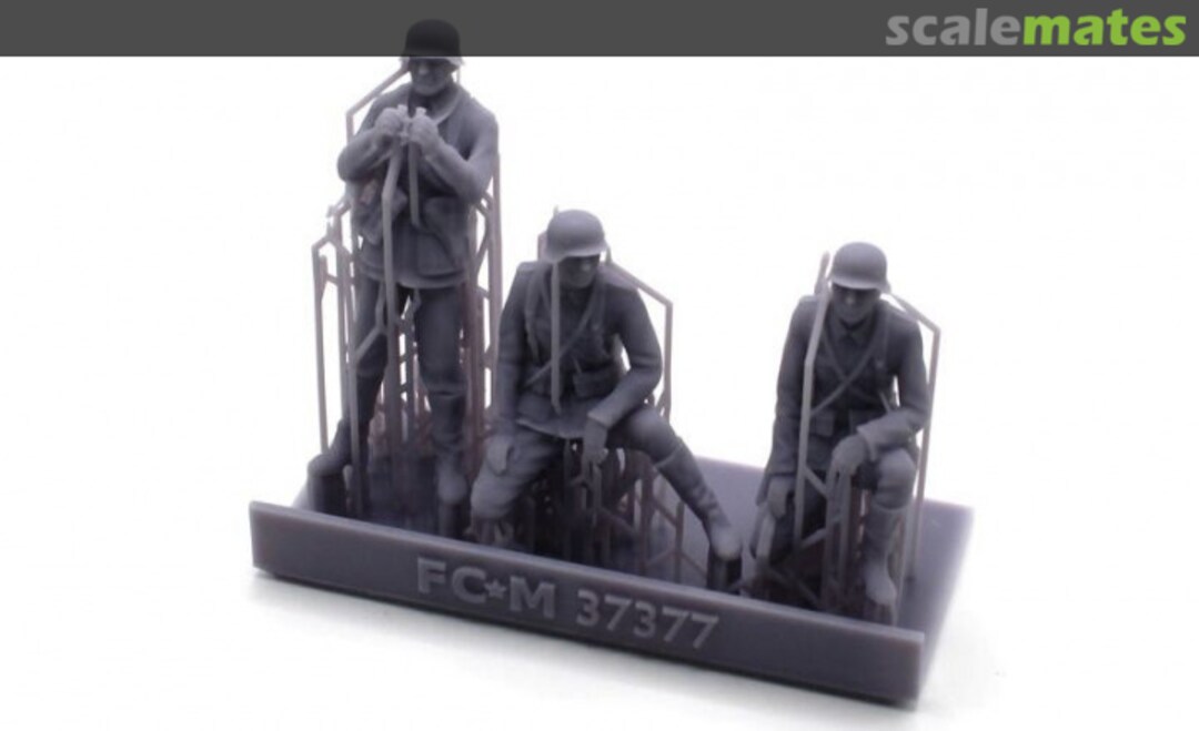 Contents PaK 40 Crew (3 Figures / 3D-Printed) 37377 FC Model Trend
