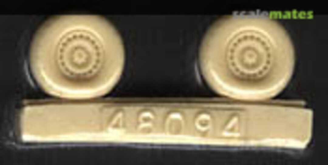 1:48 Ilyushin IL-2 Stormovik Wheel Set - circumferential tread (True Details 48094) 48094