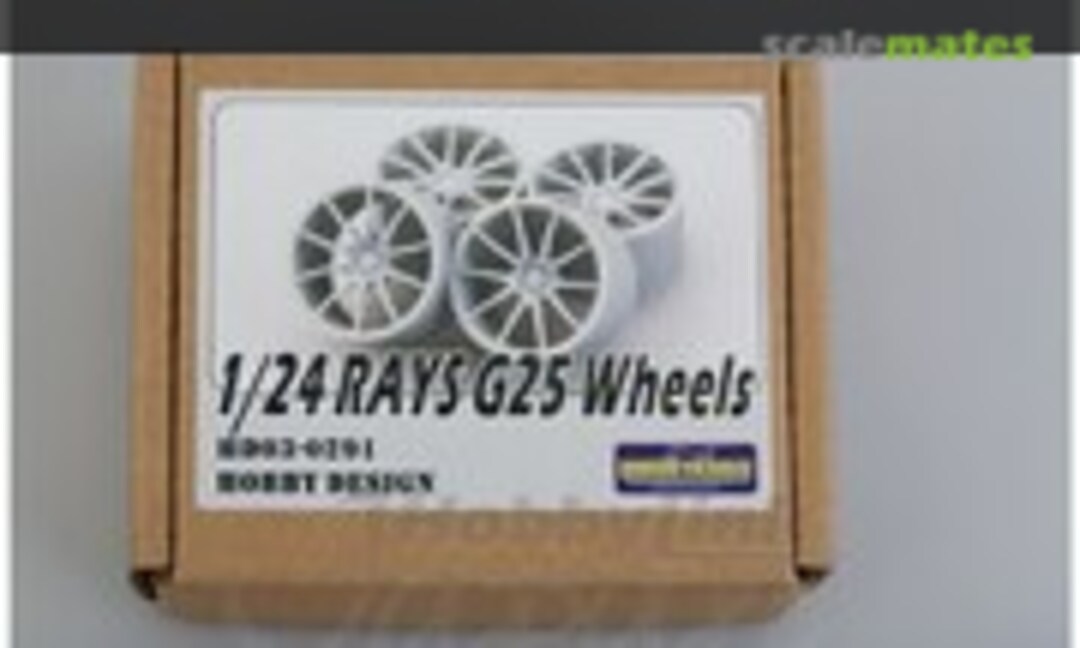 1:24 RAYS G25 Wheels (Hobby Design HD03-0291)
