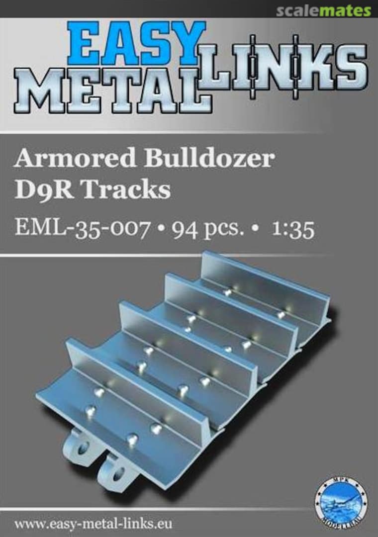 Boxart Armored Bulldozer D9R Tracks EML35-007 Easy Metal Links Boxart Armored Bulldozer D9R Tracks EML35-007 Easy Metal Links