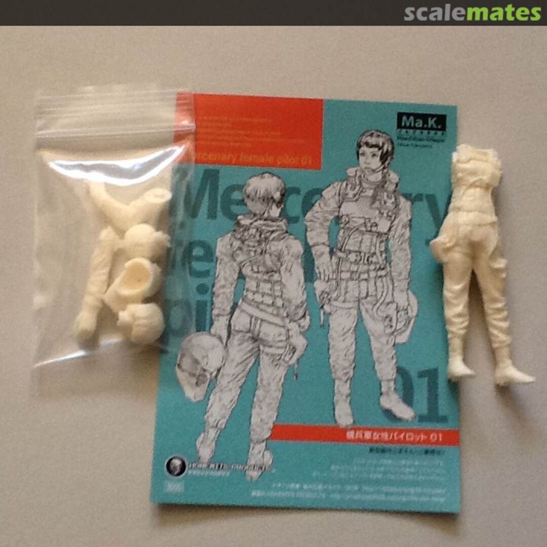 Boxart Mercenary female pilot 01 FMTMAK003 Honemits Products Boxart Mercenary female pilot 01 FMTMAK003 Honemits Products