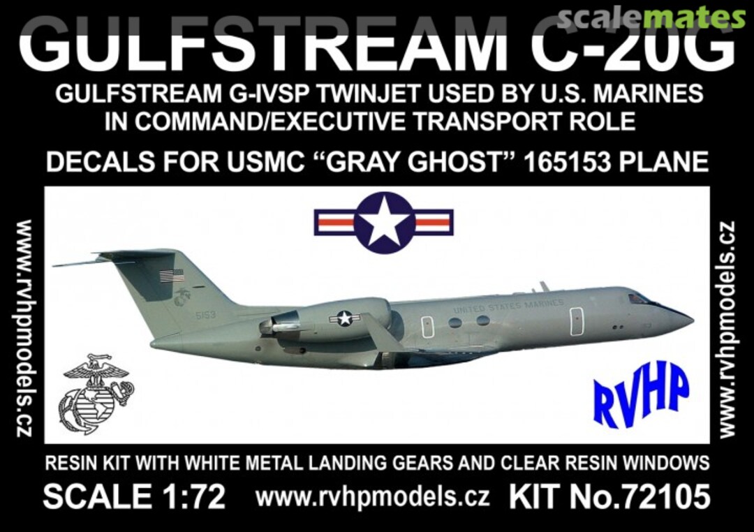 Boxart Gulfstream C-20G 72105 RVHP Boxart Gulfstream C-20G 72105 RVHP
