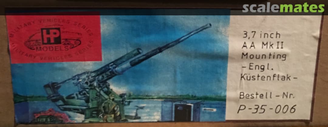 Boxart 3,7 inch AA MkII Mounting P-35-006 HP-Models