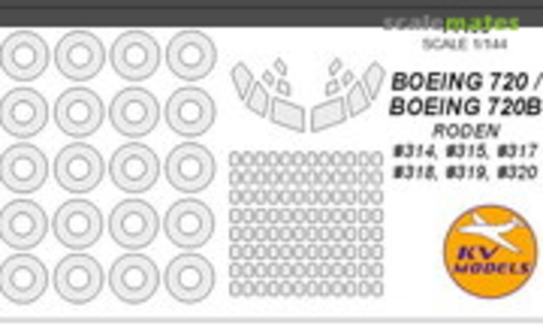 1:144 Boeing 720 / Boeing 720B (KV Models 14408)