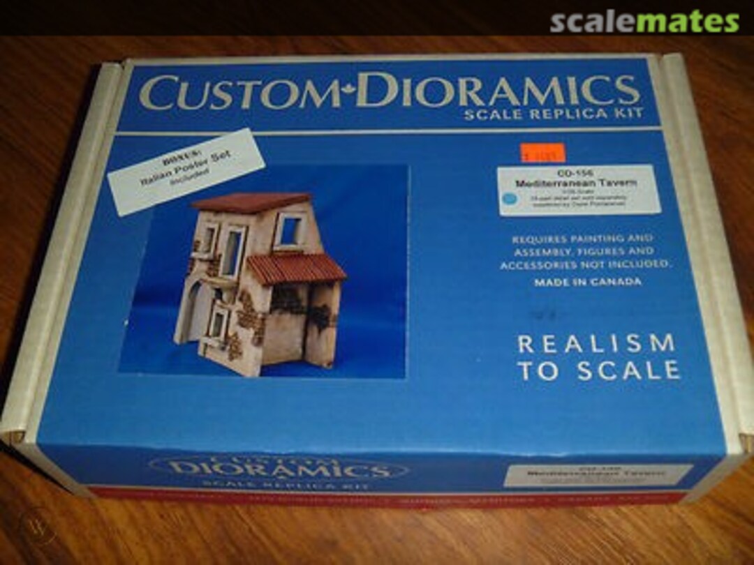 Boxart Mediterranean Tavern CD-156 Custom Dioramics Boxart Mediterranean Tavern CD-156 Custom Dioramics