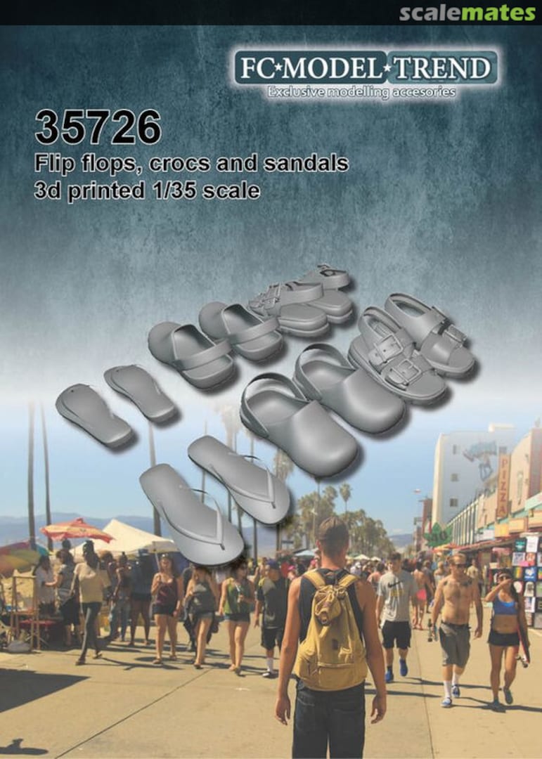Boxart Flip flops, crocs and sandals 35726 FC Model Trend