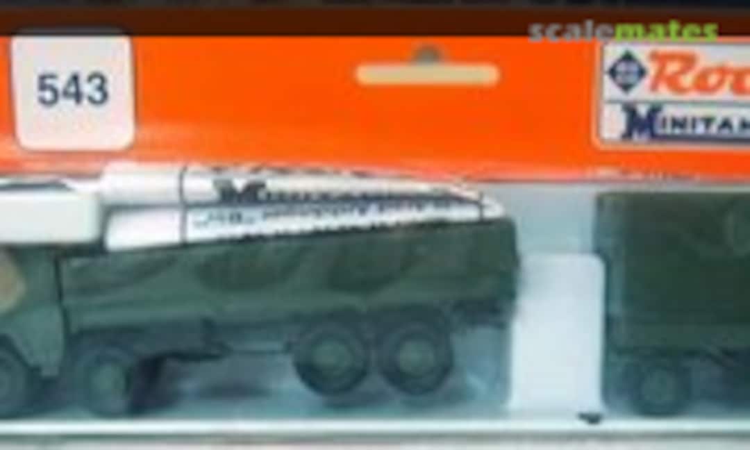 1:87 MAN 10t 4achs 8x8 Transporter mit Anhänger (Roco Minitanks 543)