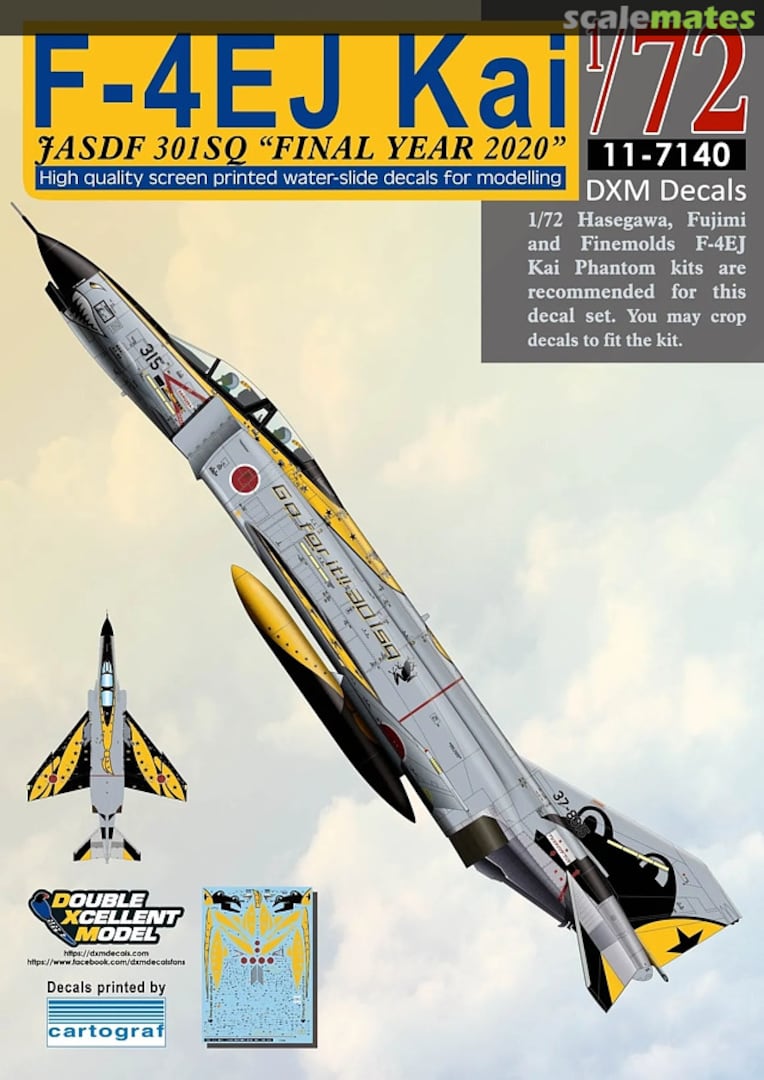 Boxart F-4EJ Kai 11-7140 Double Xcellent Model Boxart F-4EJ Kai 11-7140 Double Xcellent Model