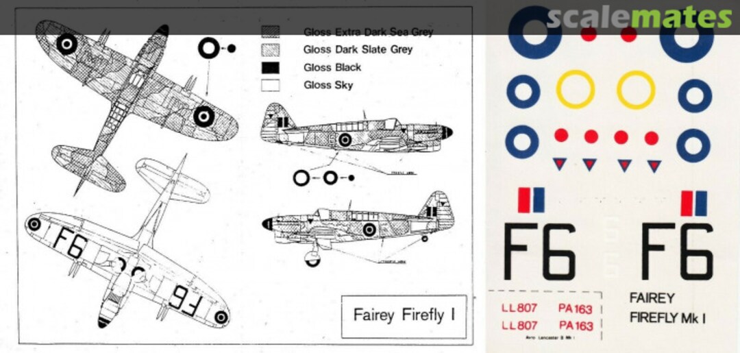 Boxart Fairey Firefly I 7228 Techmod Boxart Fairey Firefly I 7228 Techmod