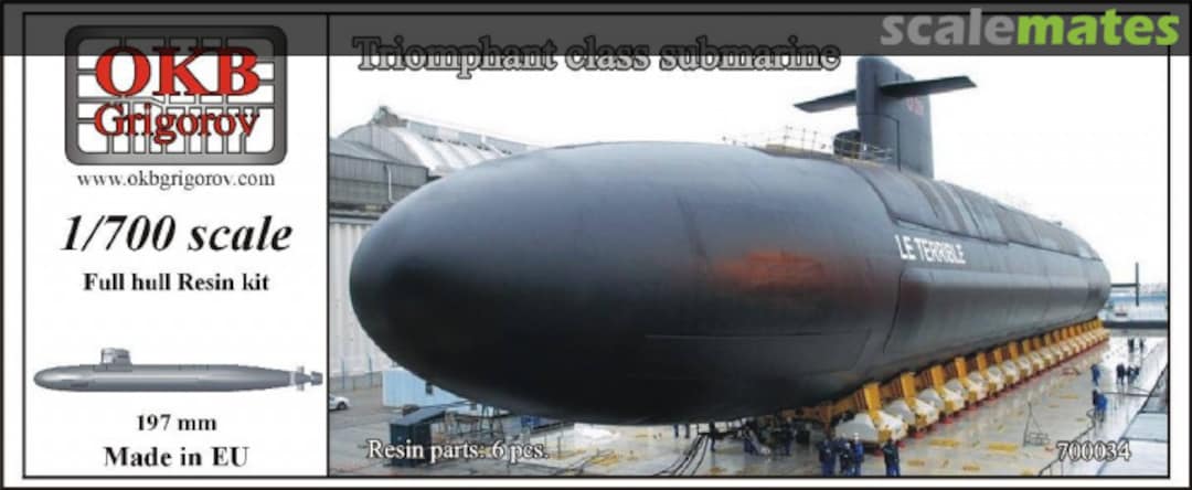 Boxart Triomphant class submarine 700034 OKB Grigorov Boxart Triomphant class submarine 700034 OKB Grigorov