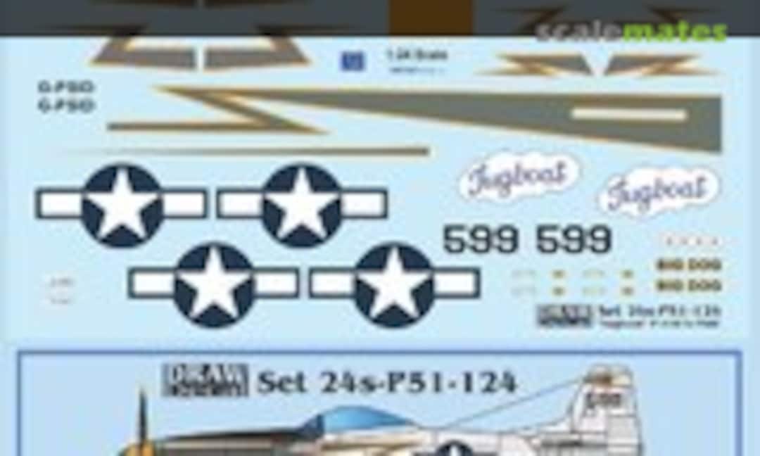 1:24 “Tugboat” P-51D G-PSID (Draw Decal 24-P51-124) 24-P51-124