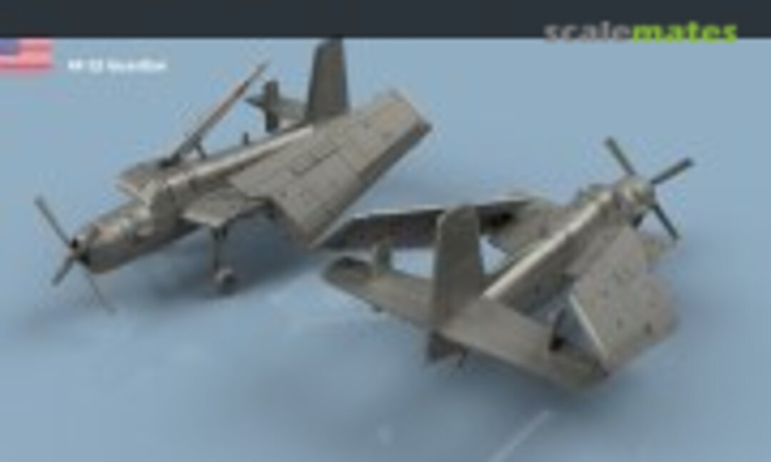 1:400 Grumman AF-2 S Guardian folded wings - 3D printing (5 pcs) (L'Arsenal 3D400503) 3D400503
