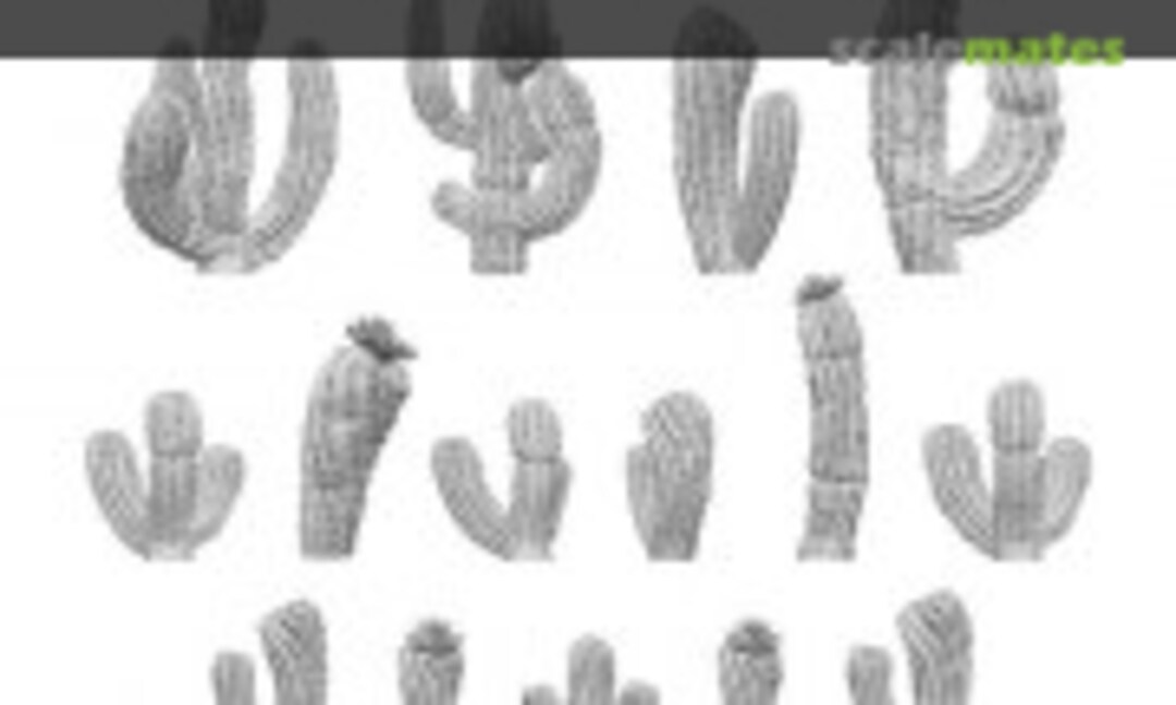 1:48 Saguaro Cactus x15 (Green Stuff World 11615) 11615