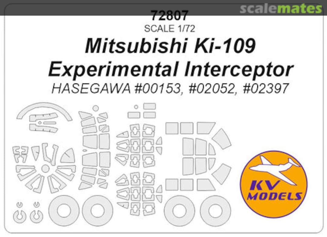 Boxart Mitsubishi Ki-109 Experimental Interceptor 72807 KV Models Boxart Mitsubishi Ki-109 Experimental Interceptor 72807 KV Models