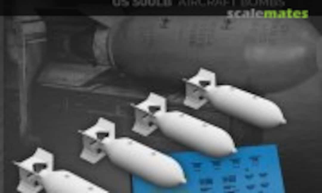 1:48 US WW 500lbs aircraft bombs (+decal) (RESArm 48-01025) 48-01025