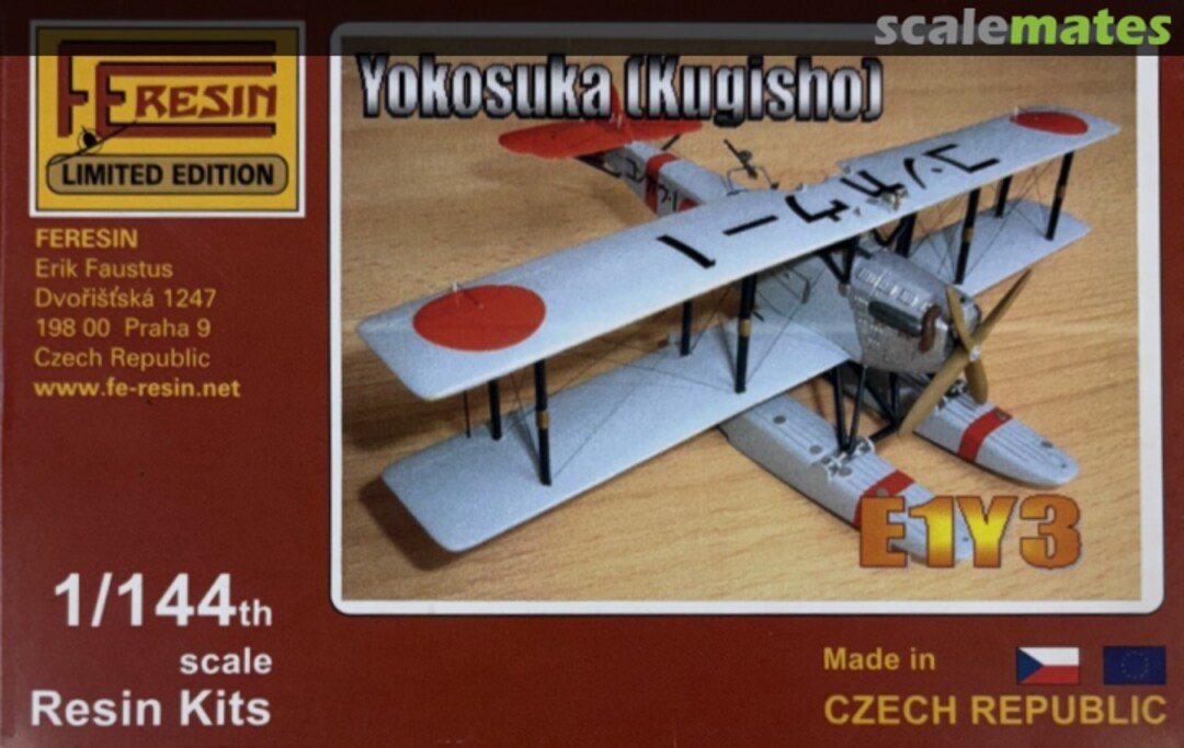 Boxart Yokosuka (Kugisho) E1Y3 144074 FE Resin Models Boxart Yokosuka (Kugisho) E1Y3 144074 FE Resin Models